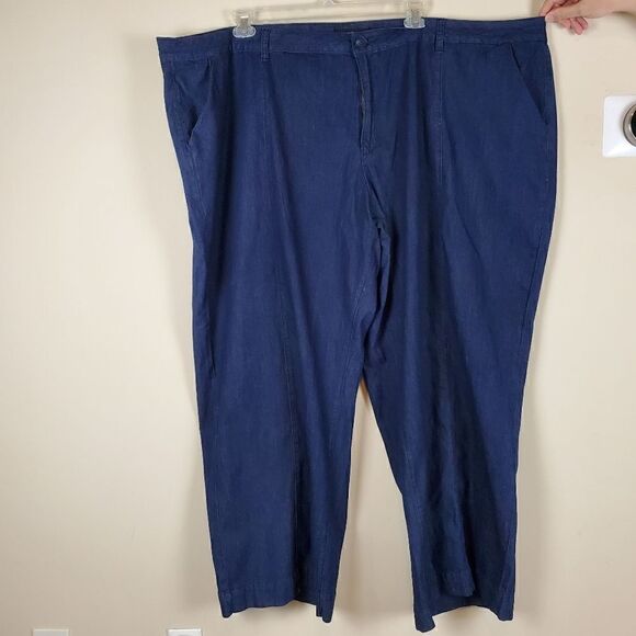 Ashley Stewart Denim Trousers Size 36 - Picture 1 of 6